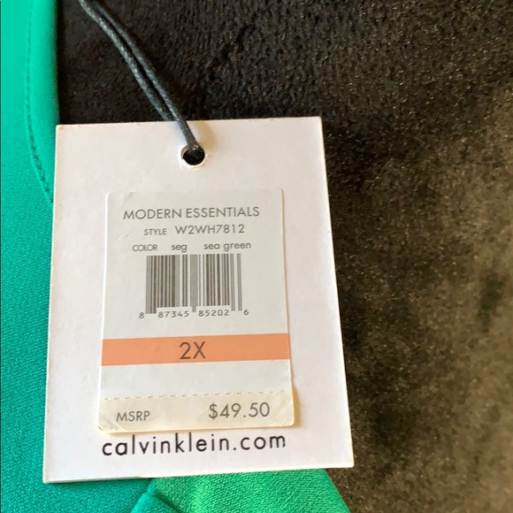 Calvin Klein top sz 2x - Picture 6 of 7